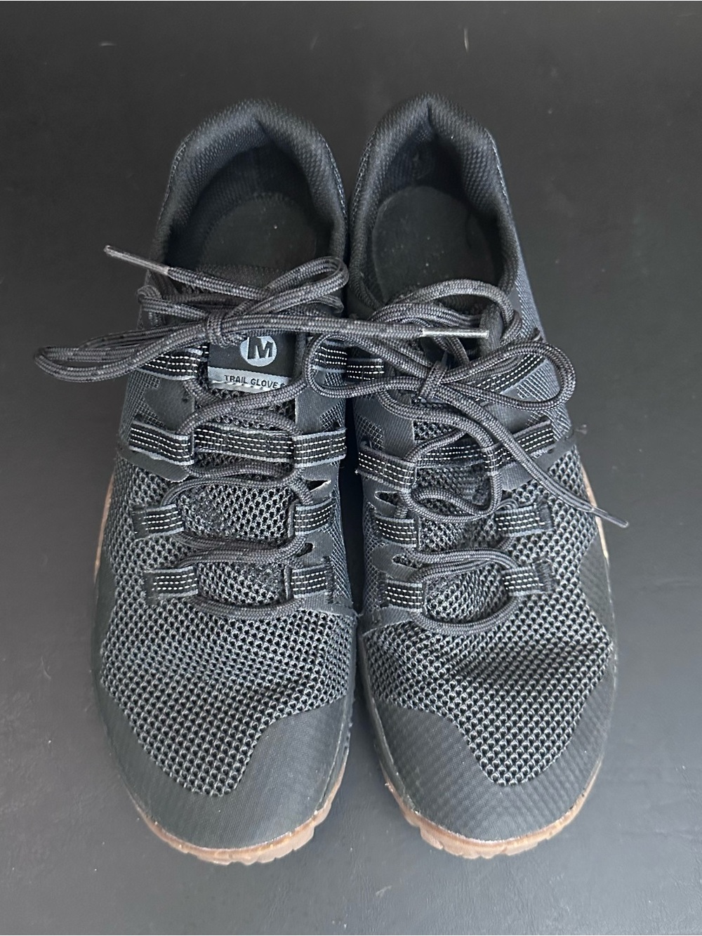 Merrell Barefoot Trail Glove 8 Mens Barefoot Shoes Black Gum Minimalist - Picture 6 of 8